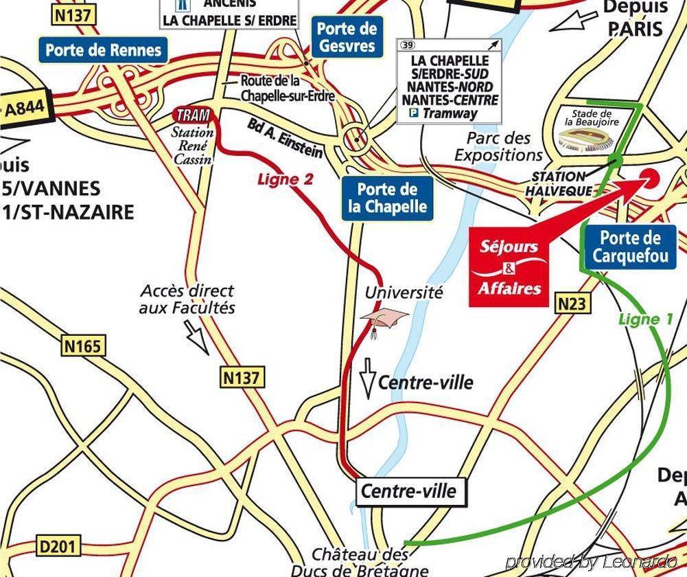 Sejours & Affaires Nantes La Beaujoire 아파트 호텔 외부 사진
